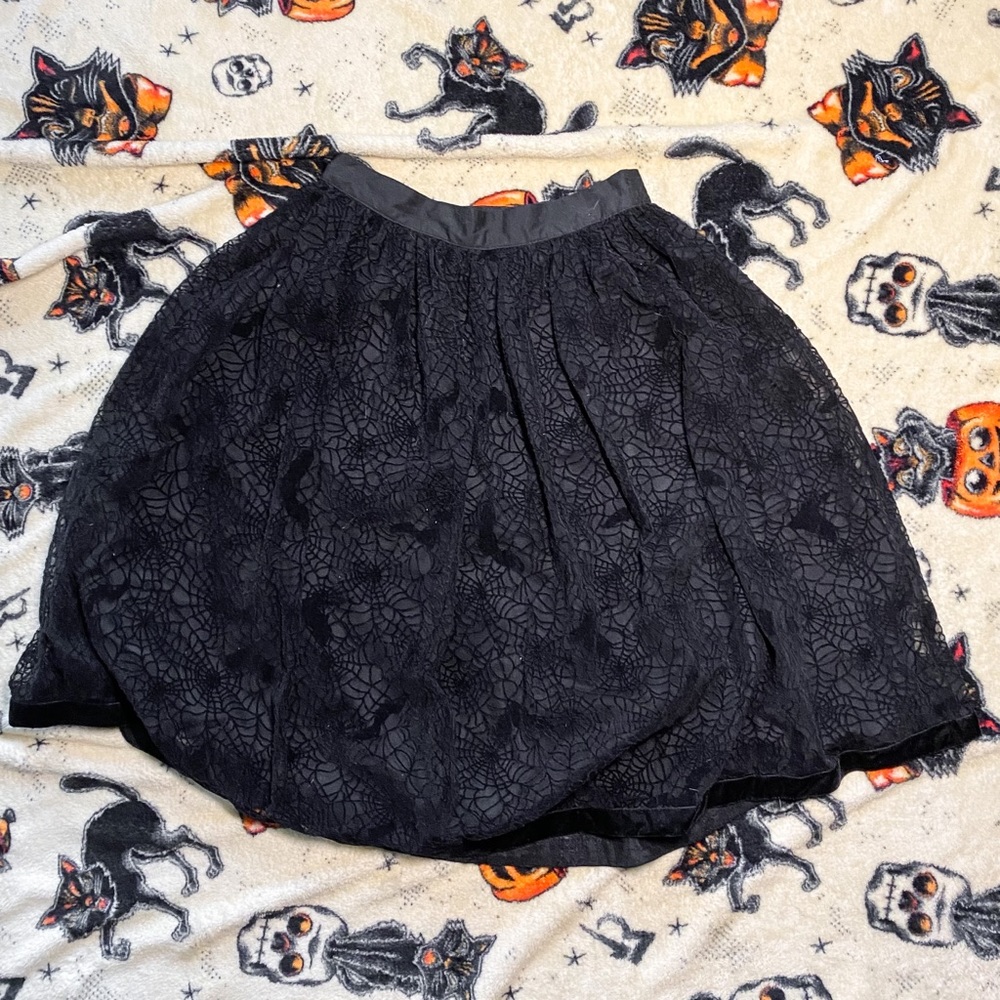 Hell Bunny Amarande Cobweb Hell Bunny Layer Skirt